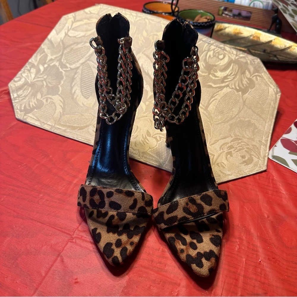 Charlotte Russe Brown and Black Stiletto Heels